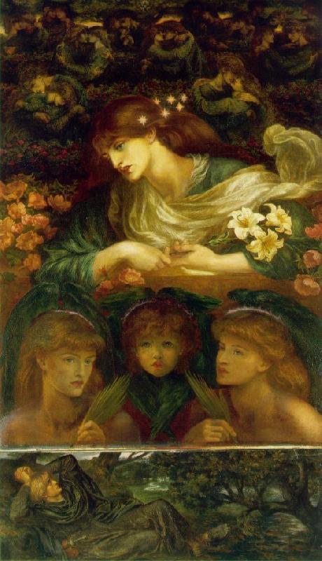 Dante Gabriel Rossetti The Blessed Damozel Spain oil painting art